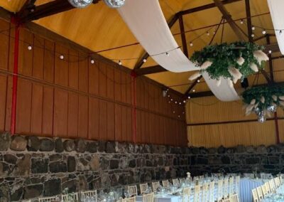 the barn long tables